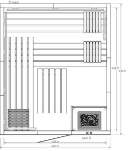 Saunatop Sauna Eifel Classic Elementsauna