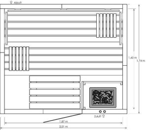 Saunatop Sauna Eifel Classic Elementsauna