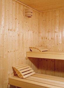 Saunatop Sauna Eifel Classic Ecksauna (5-Eck) Elementsauna