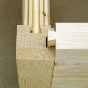 Saunatop Sauna Karat 58 mm Eckpfosten Blockbohlensauna EXTRASTARK