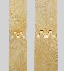 Saunatop Sauna Karat 58 mm Eckpfosten Blockbohlensauna EXTRASTARK