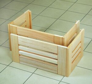 Saunatop Blockbohlensauna Brillant 58 mm Kassettenbauweise 4-Eck