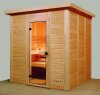 Saunatop Blockbohlensauna Brillant 58 mm Kassettenbauweise 4-Eck