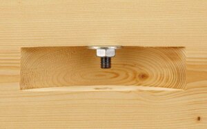 Saunatop Sauna Karat 58 mm Überstand Blockbohlensauna EXTRASTARK