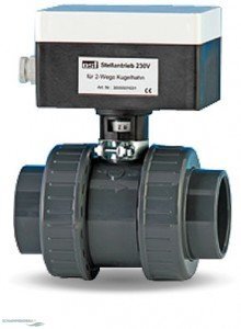 OSF Motorumsteuerventil Stellantrieb 2 Wege Kugelhahn d 63 mm 230 V
