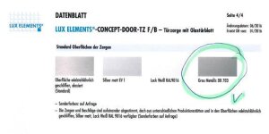 MODUL-DOOR-TZ B Zarge auf Wunschmass bis 100 x 200 cm (Skizze)