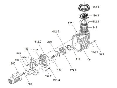 Speck Bettar/ Super Pump O-Ring für Anschlussverschraubung d63