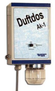 WDT Duftdos AK 1-DS mit Intensitätsregelung Gerät zur Beduftung von Infrarotkabinen, Tepidarien, Caldarien