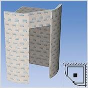 RELAX-CAB-E-WA 1000 Wandkonstruktion inklusive Dach +...