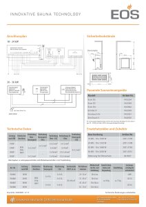 EOS Saunaofen Goliath Profi Standofen
