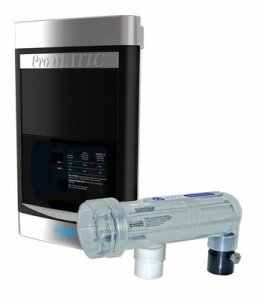 BALI Salzwasser Schwimmbad Rechteckbecken Komplettset Salzwasserpool Top Technik