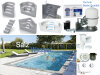 BALI Salzwasser Schwimmbad Rechteckbecken Komplettset Salzwasserpool Top Technik