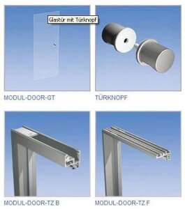 MODUL-DOOR-TZ F Zarge auf Wunschmass bis 100 x 200 cm (Skizze)