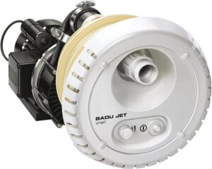 Bali Rechteckbecken Megaset Schwimmbecken Sunset-Super-Paket Römische Treppe Licht Gegenschwimmanlage