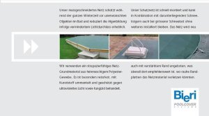 Bieri Schutznetz-K Randverstärkung Kedersaum