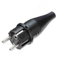 Anschluss - Kabel 3 m mit Gummistecker mont. für 230 V