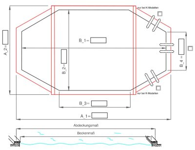 Bieri Schutznetz Aufpreis Zuschlag für 8 - eckige Konfektion