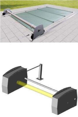 Bieri Kurbelwagen mit vollautomatischem Antrieb mit Flachlaufrollen