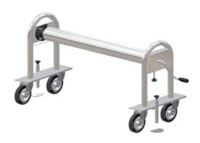 Bieri RONDA fahrbar Aufrollvorrichtung mit Schwenkrollen kompl. aus Edelstahl