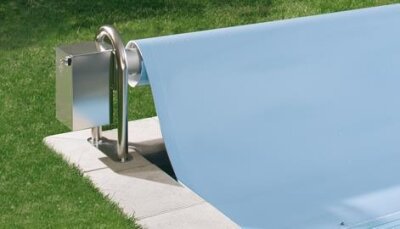 Bieri RONDA Aufrollvorrichtung elektrisch mit Edelstahlwickelwelle Ø 154 mm l<= 9m