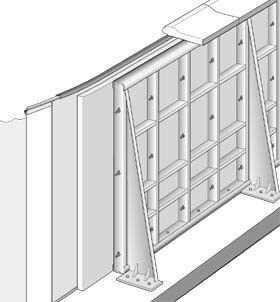 MTH SUNNY POOL Spezialstützwand für Ovalschwimmbecken 1,50 m hoch