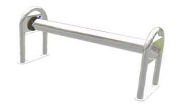 Bieri Aufrollvorrichtung Rollfix-Ronda mit Rohrmotor Bodenmontage