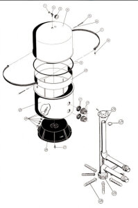Astral Bilbao Classic 350 Schlitzrohr 3/4 Zoll x 110 mm