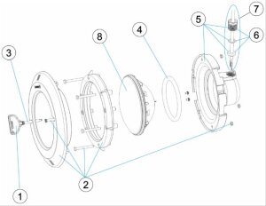 Astralpool O-Ring für Lampe 134 (110)  x 11 mm
