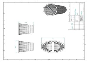 Kst.-Siebk., beschwert, 168 mm x 100 mm