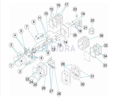 Astral Jet Sprint Befestigungsplatte mit Griffen