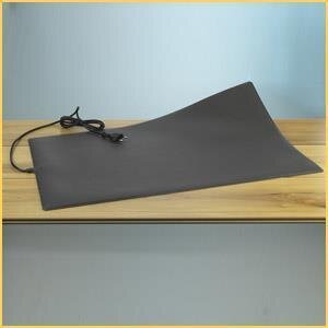 Eliga Infrarot Fuß-Wärmematte 70 Watt Farbe grau