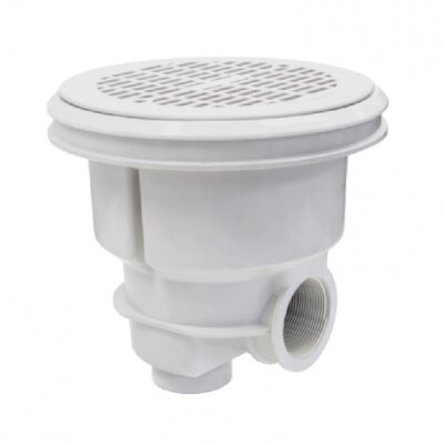 Astralpool ABS Bodenablauf rund Ø 270mm und Kunststoffgitter für Betonbecken