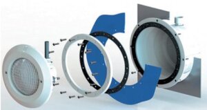 Seamaid Beleuchtungsset LED RGB Lichtset 1 12 V Unterwasserscheinwerfer inkl. Fernbedienung