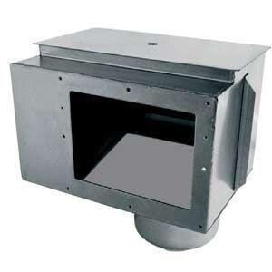 Edelstahlskimmer A-100 V4A Schwimmbad Oberflächenabsauger Einbautiefe 240 mm