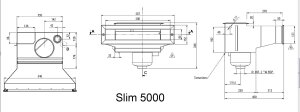 Edelstahlskimmer SLIM 5000 V4A Saugbreite 500mm inkl....