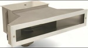 Edelstahlskimmer SLIM 5000 V4A Saugbreite 500mm inkl. Flansch+Blende