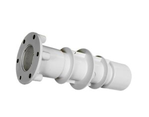Wanddurchf&uuml;hrung Kunststoff ABS wei&szlig; L&auml;nge 240 mm 1&frac12;&rdquo; IG