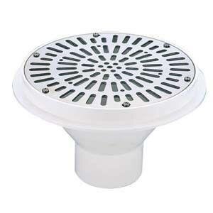 Astral Bodeneinlaufdüse 3” regulierbar Beton-/Fliesenbecken Rost aus Edelstahl V2A