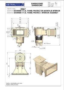Astral Skimmer Panel Protect geteilte Ausführung