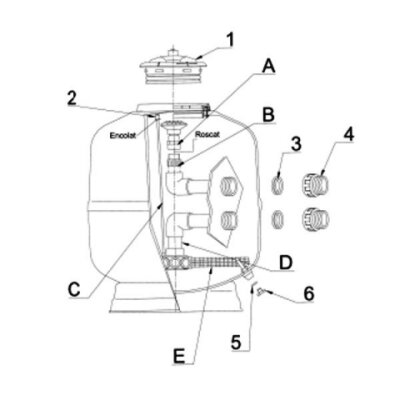 Astral Drehdeckel für PTK Girona, Saragossa, KS Comfort