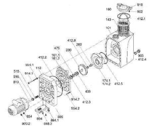 Speck Motorschutzschalter 3 A für Pumpe BADU 40/70 WE