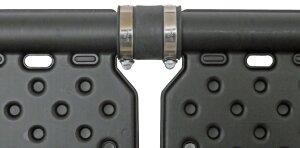 Aktion OKU-Absorber schwarz mit beidseitig integriertem Sammelrohr 1002