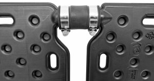 Aktion OKU-Absorber schwarz mit beidseitig integriertem Sammelrohr 1002