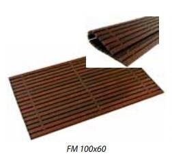 Fußmatte aus dunkler Thermo-Esche geölt 60 x 45 cm