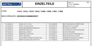 Astral GSA Sprint Ersatzteil Frontplatte Teil 29