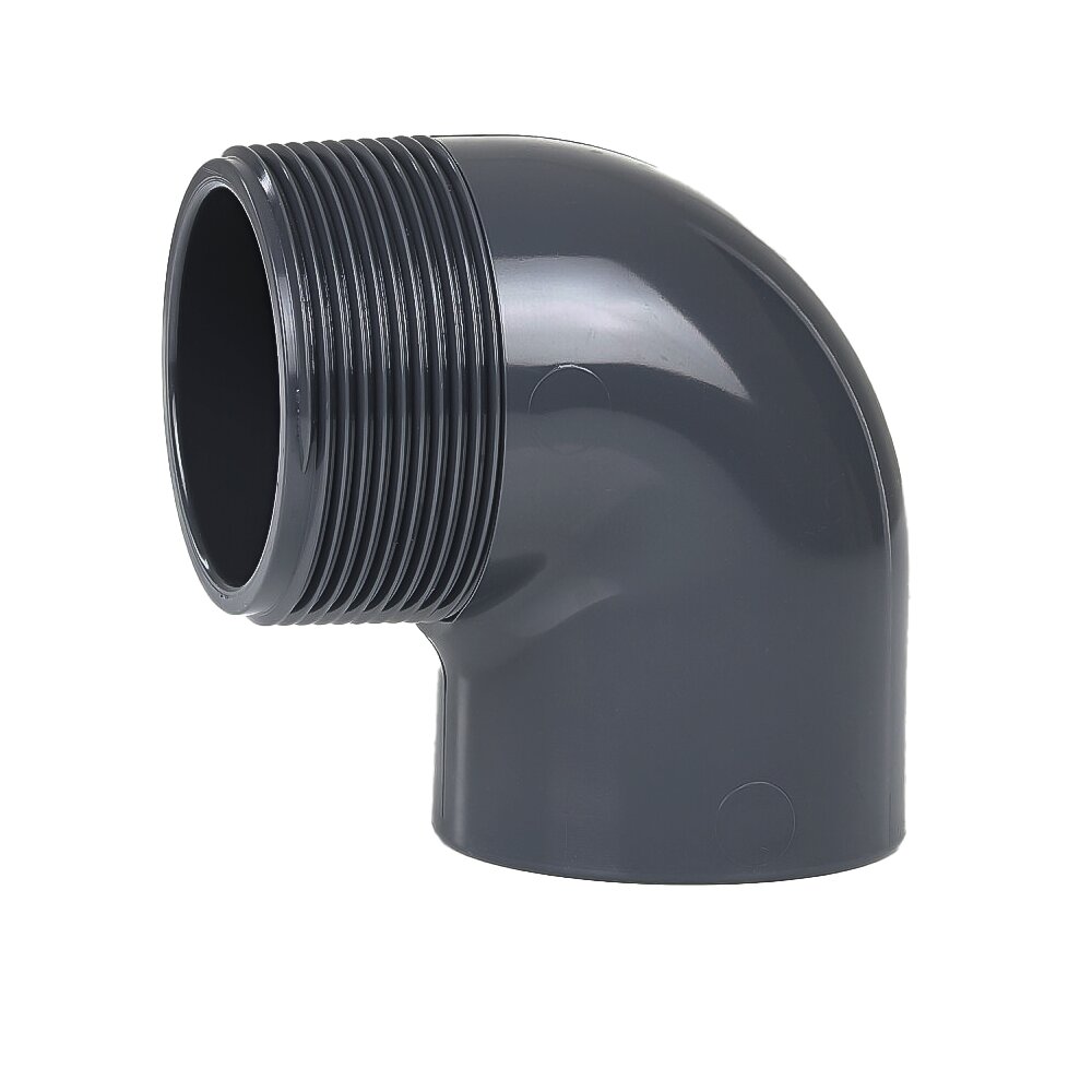 Bevo PVC Winkel 90° Ø 50 mm Klebemuffe x 2" AG