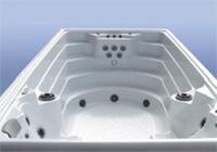 Swim Spa Mediterranea Coastal Grey Verkleidung + Jets aus Edelstahl + LumiPlus + Abdeckung