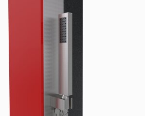 IDEAL Dusche SABA Gartendusche Edelstahl Solardusche