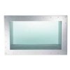 Unterwasser Fenster 1090 x 690 mm V4A-Edelstahl Betonbecken mit Fliesenaufbau