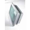 Unterwasser Fenster 1090 x 690 mm V4A-Edelstahl Betonbecken mit Fliesenaufbau